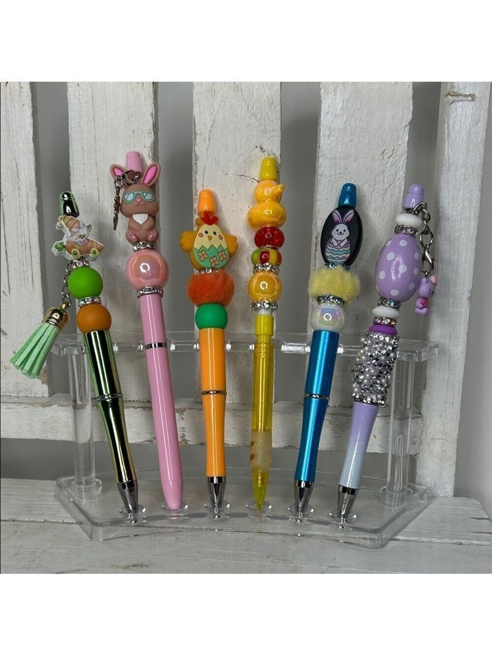 Easter Spring Vibrant Charm Pen Set with Pencil
